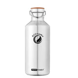 ECOtanka-thermoTANKA-1200ml-isolierende-doppelwandige-Edelstahl-Thermo-Trinkflasche-silber-mit-Edelstahl-Fachverschluss-mit-Bambusplättchen-aus-nachhaltigem-Anbau-und-Tragegriff