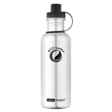 ECOtanka-trekkaTANKA-1000ml-Edelstahl-Trinkflasche-silber-mit-Sport-Verschluss-2-teilig-mit-Staubkäppchen-schwarz-PP5-Polypropylen
