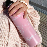 ECOtanka-flowTANKA-800ml-limitierte-Sonderedition-Edelstahl-Trinkflasche-rosa-mit-handgezeichneter-Pusteblume-und-Reduzier-Verschluss-PP5-mit-2cm-Trinköffnung-und-Verschlusskäppchen