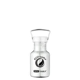ECOtanka-teenyTANKA-350ml-Edelstahl-Trinkflasche-silber-mit-Wave-Edelstahl-Flachverschluss-mit-Tragegriff Alternativen Text bearbeiten