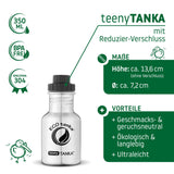 ECOtanka-teenyTANKA-350ml-Edelstahl-Trinkflasche-silber-mit-Reduzier-Verschluss-PP5-mit-2cm-Trinköffnung-und-Verschlusskäppchen