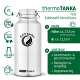 ECOtanka-thermoTANKA-2000ml-isolierende-doppelwandige-Edelstahl-Thermo-Trinkflasche-silber-mit-Wave-Edelstahl-Flachverschluss-mit-Tragegriff