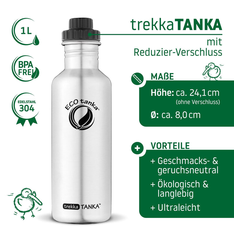 ECOtanka-trekkaTANKA-1000ml-Edelstahl-Trinkflasche-silber-mit-Reduzier-Verschluss-PP5-mit-2cm-Trinköffnung-und-Verschlusskäppchen