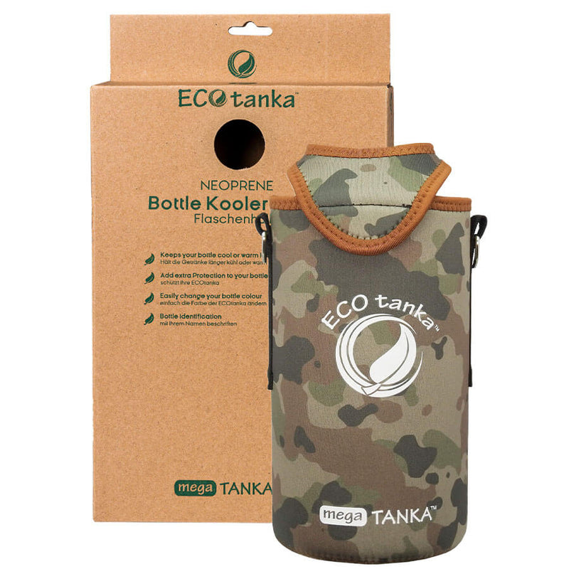 ECOtanka-KOOLER-Schutzhülle-aus-Neopren-in-camouflage-mit-Trageriemen