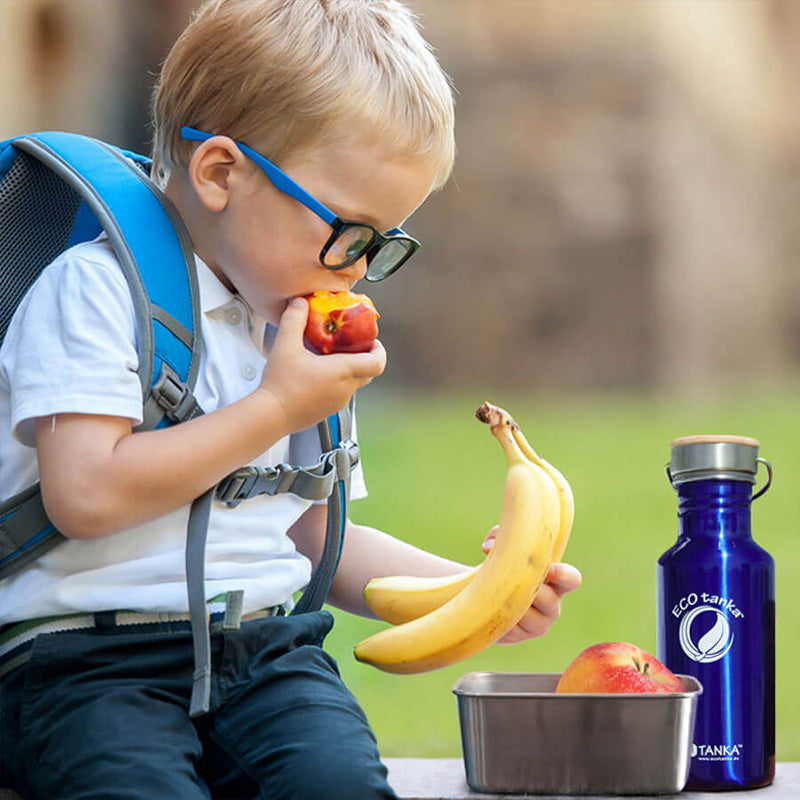 ECOtanka-miniTANKA-600ml-Edelstahl-Trinkflasche-blau-mit-Edelstahl-Fachverschluss-mit-Bambusplättchen-aus-nachhaltigem-Anbau-und-Tragegriff