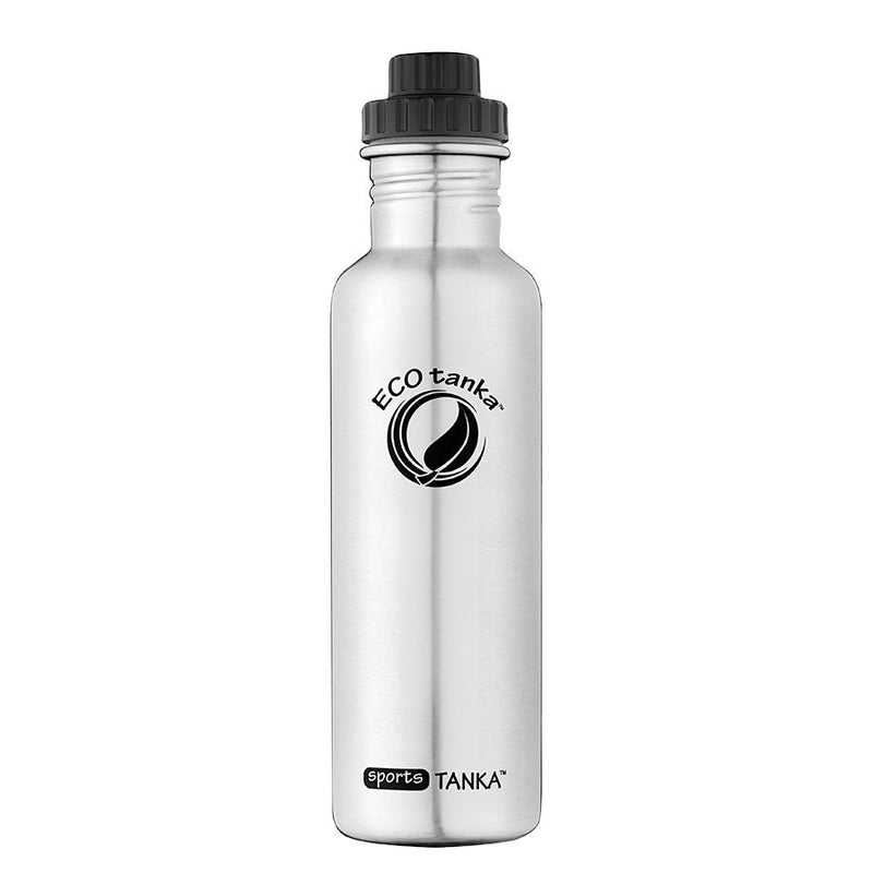 ECOtanka-sportsTANKA-800ml-Edelstahl-Trinkflasche-silber-mit-Reduzier-Verschluss-PP5-mit-2cm-Trinköffnung-und-Verschlusskäppchen